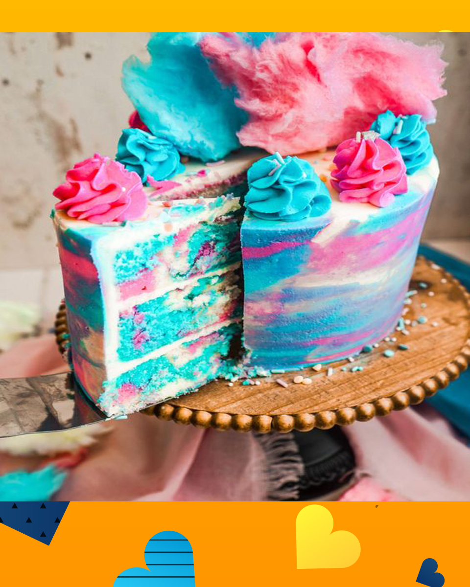 Cotton candy cake NaBakery
