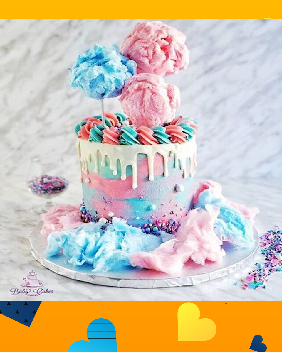 Cotton candy cake NaBakery