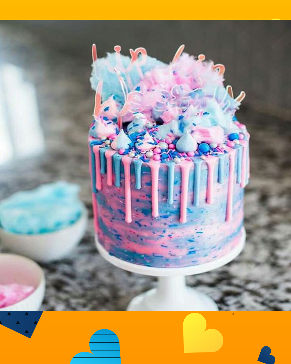 Cotton candy cake NaBakery