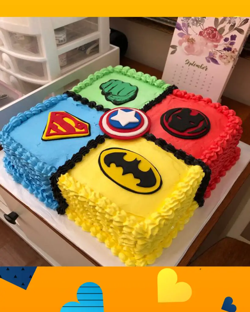 Superhero Cake