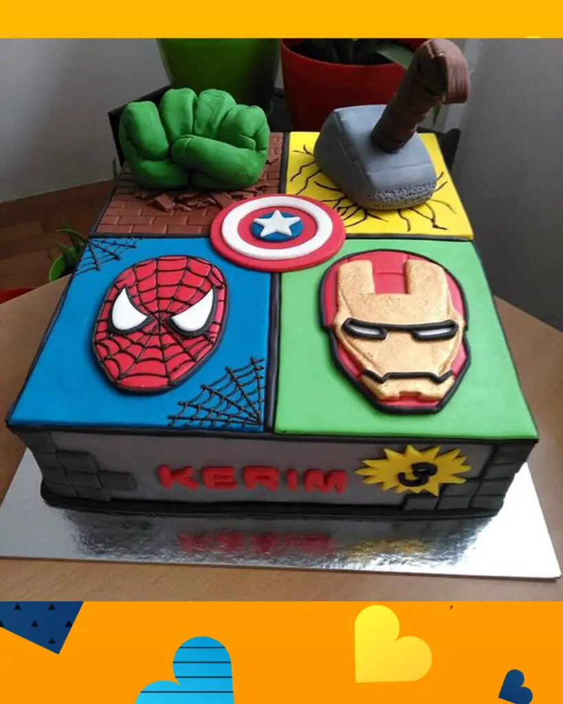 Superhero Cake