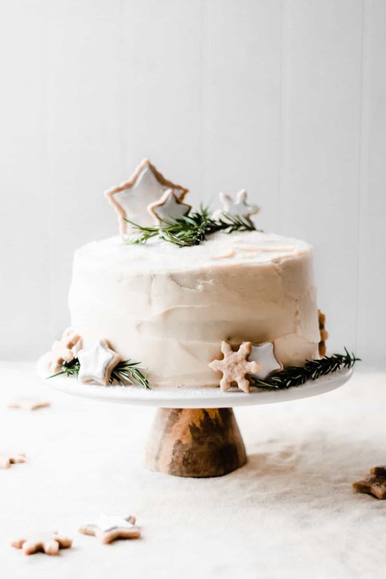 White Chocolate Winter Wonderland Cake