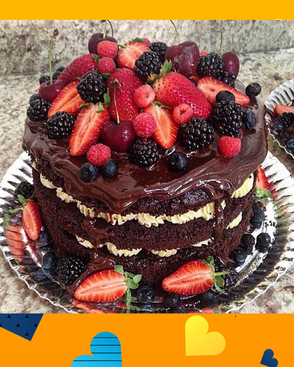 Chocolate Fruit Cake NaBakery