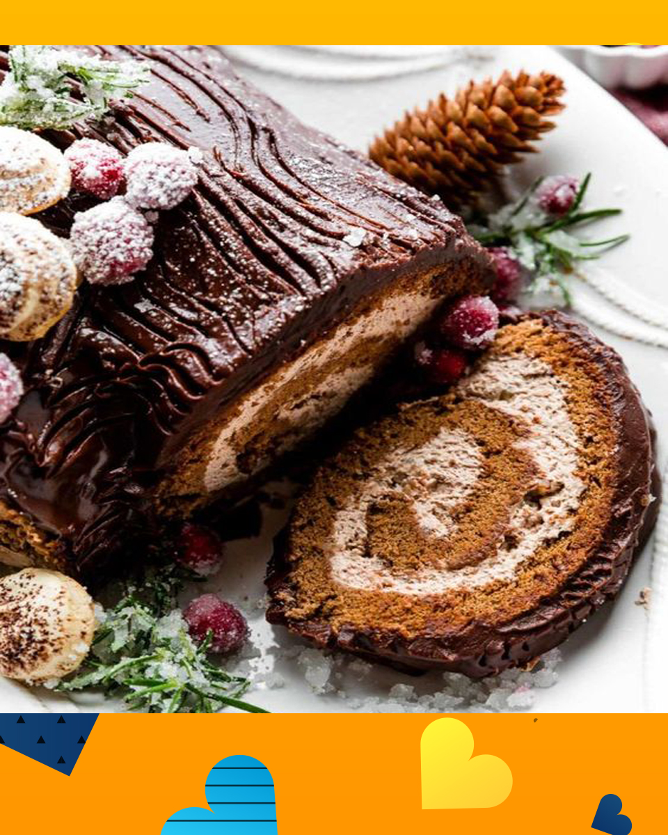 Yule Log Cake NaBakery