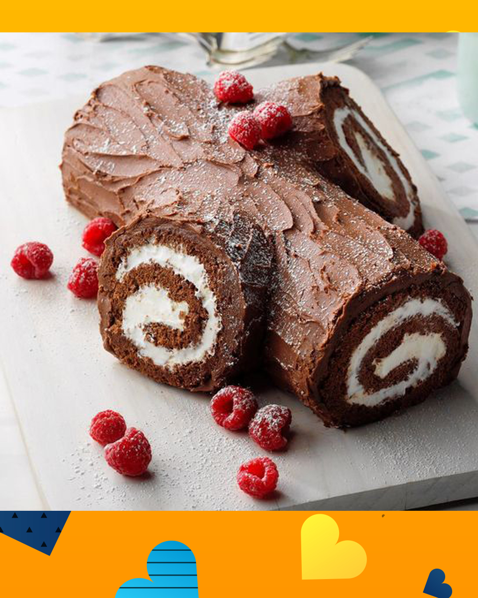 Yule Log Cake NaBakery