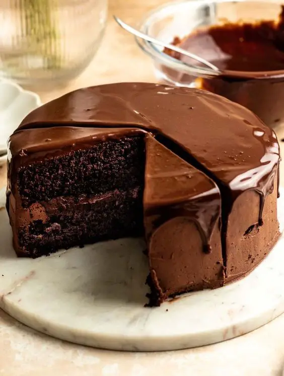 Chocolate Ganache Mousse Cake