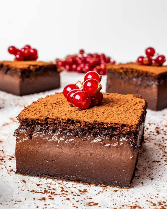 Chocolate Magic Custard Cake